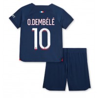 Dres Paris Saint-Germain Ousmane Dembele #10 Domaci za djecu 2023-24 Kratak Rukav (+ kratke hlače)